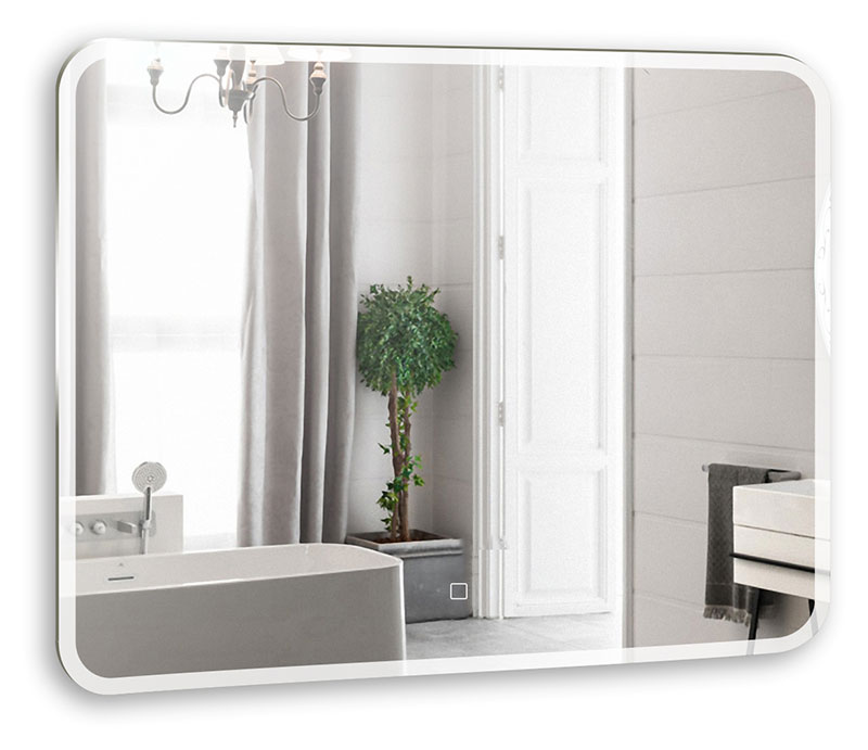 зеркало silver mirrors стив led 100x80 сенсорный выключатель