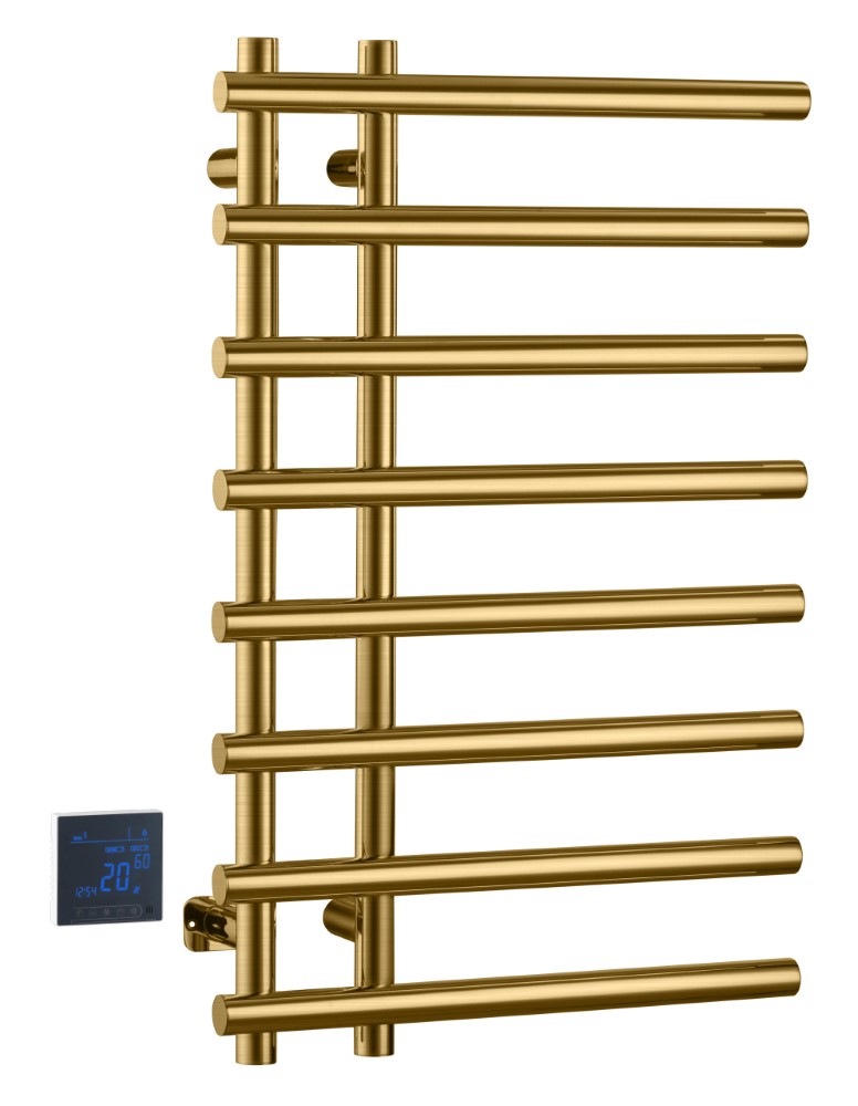 полотенцесушитель электрический круглый сухой boheme uno 722-br 800x500 bronze
