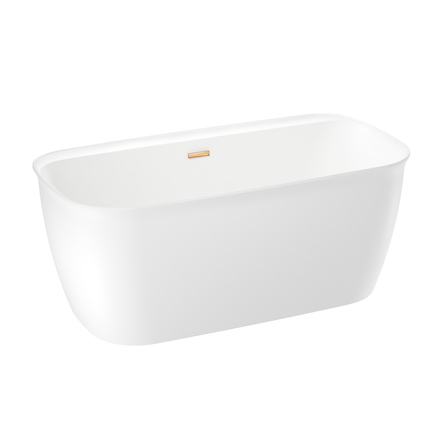 ванна акриловая wellsee brillant icon 160x80 белый глянец (слив-перелив золото)