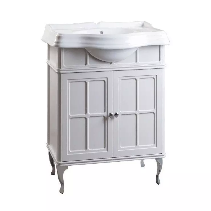 тумба напольная caprigo borgo 60 33410-b177 bianco grigio