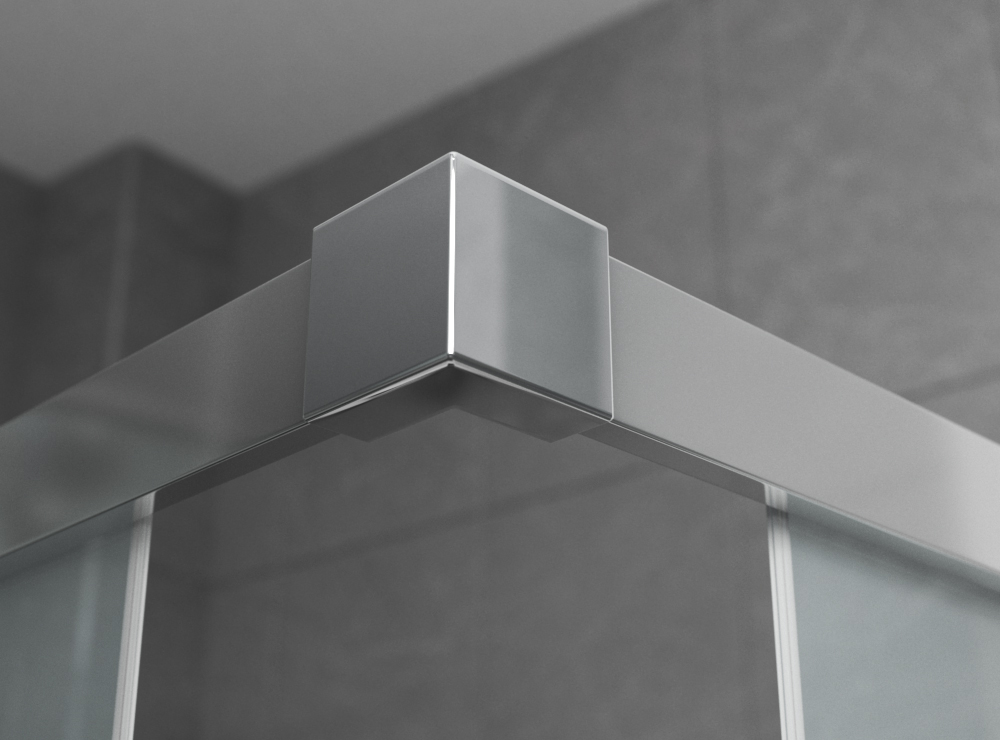 Душевой уголок Gutewetter Practic Square GK-433 108x108 (матовый хром/полистирол lines) фото 7 душевой уголок gutewetter practic square gk-433 108x108 (матовый хром/полистирол lines) фото 7