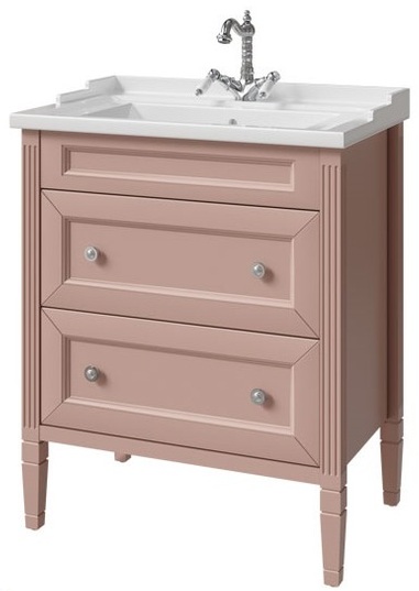 тумба напольная caprigo albion concept 70 34022-sf026 коричневый матовый