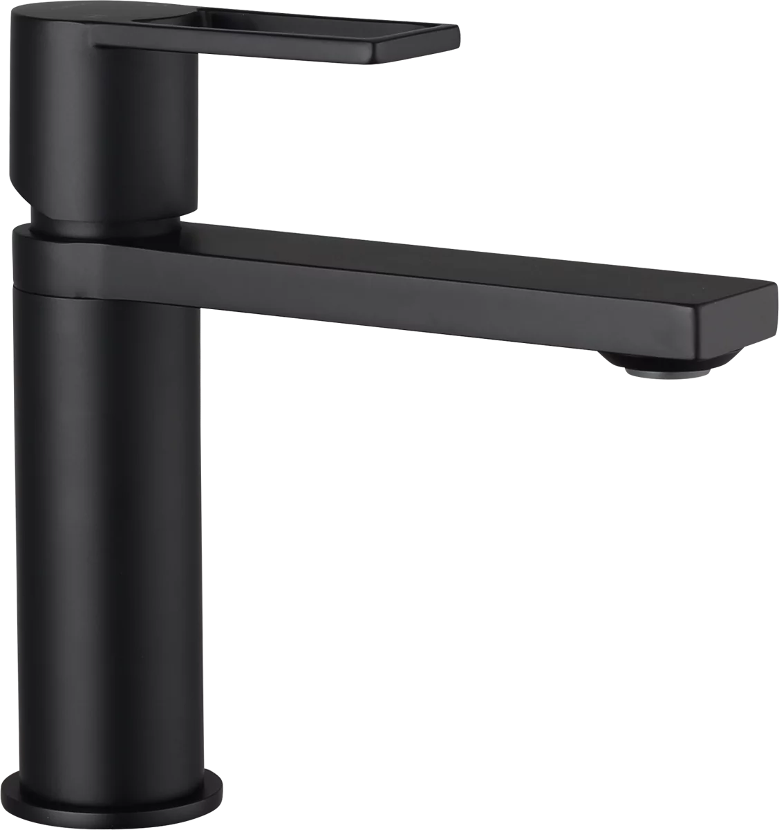 смеситель для умывальника caprigo kub 54-020-ner черный матовый
