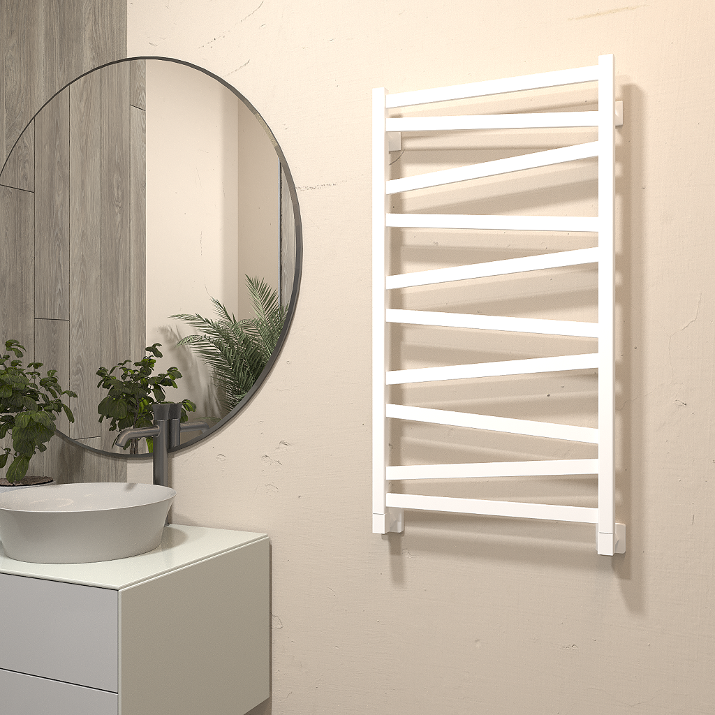 полотенцесушитель водяной stinox madena 50x100 белый матовый