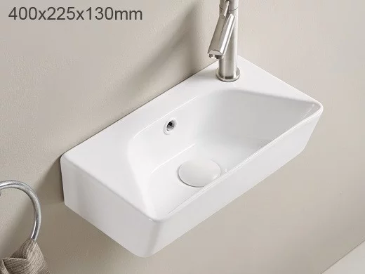 умывальник подвесной ceramalux 78578l 40x22,5 белый