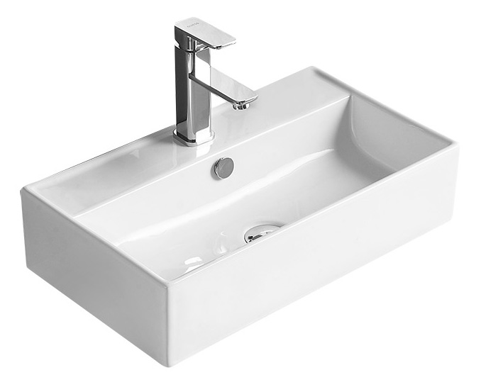 умывальник накладной santiline sl-1098 55x32 белый