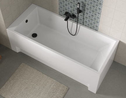 ванна акриловая bonito home (banoperito) grande 140x70 с ножками