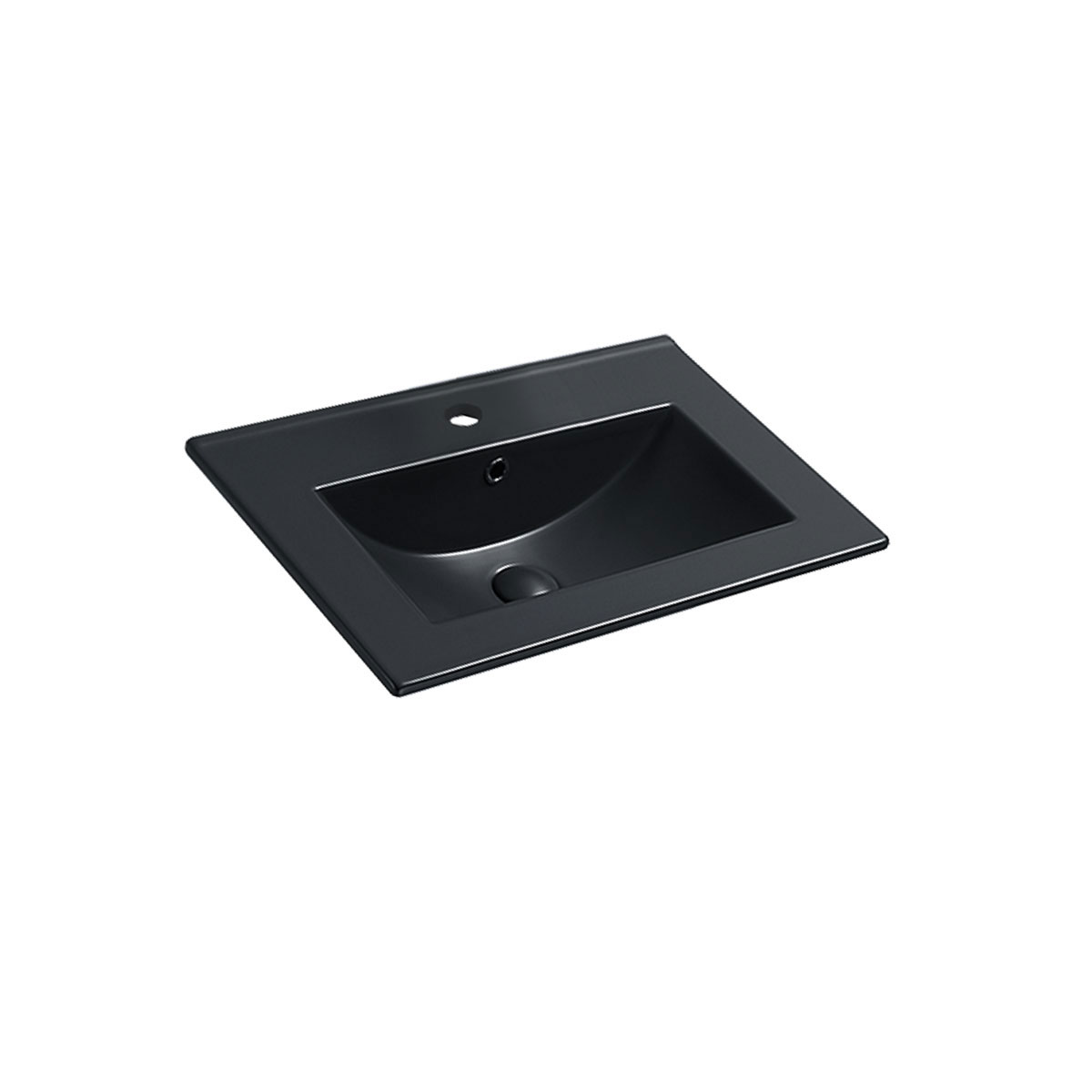 умывальник vincea vbs-13960mb 61,3x46,6 черный матовый