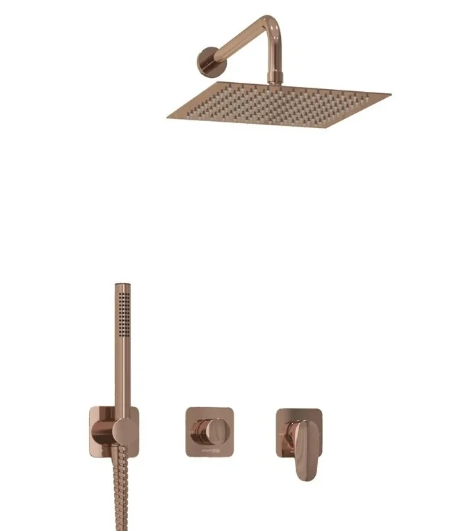 душевая система скрытого монтажа wasserkraft asphe a7751.287.338.329.290.292.291 pvd золото розовое