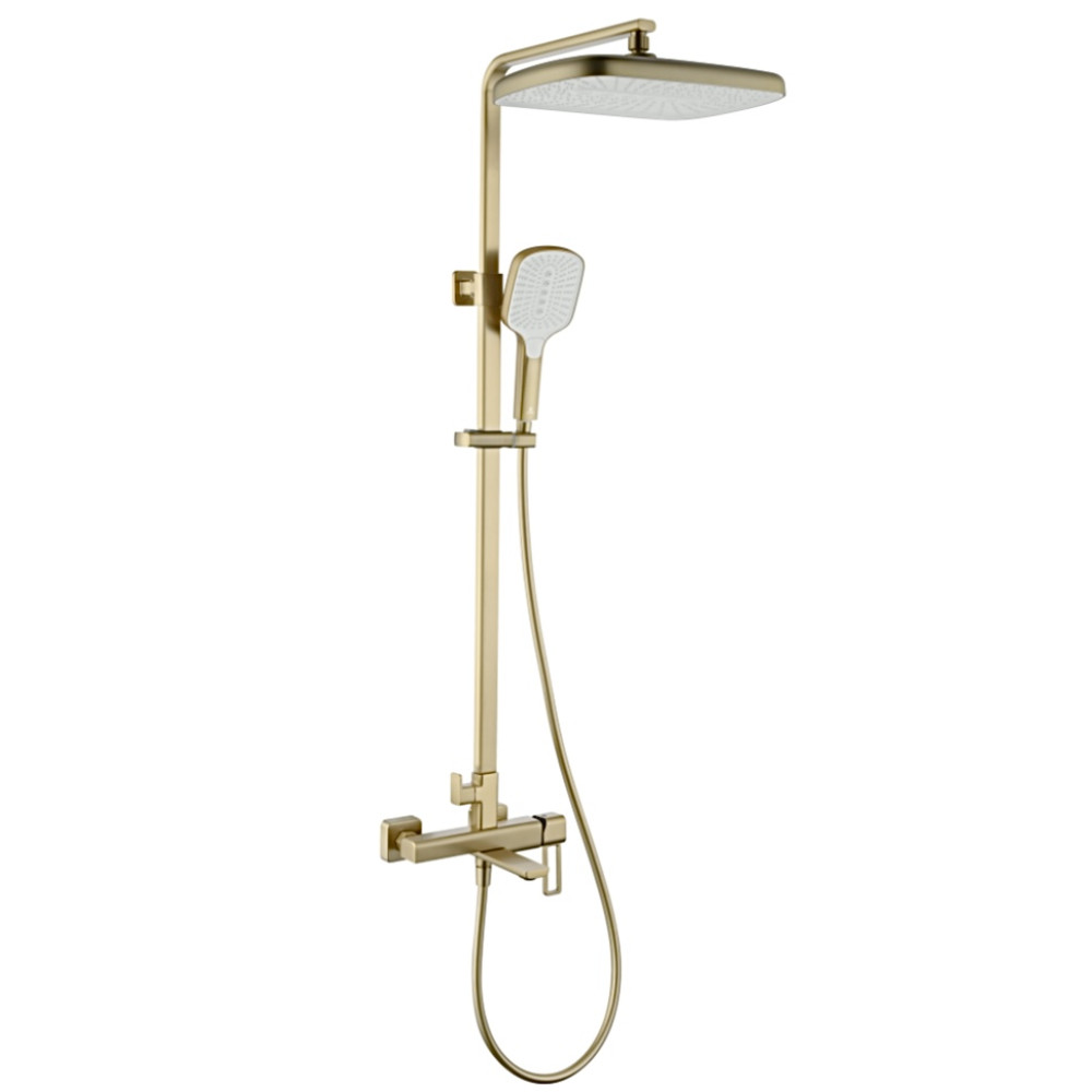 душевая система ganzer gz12163-s матовое золото