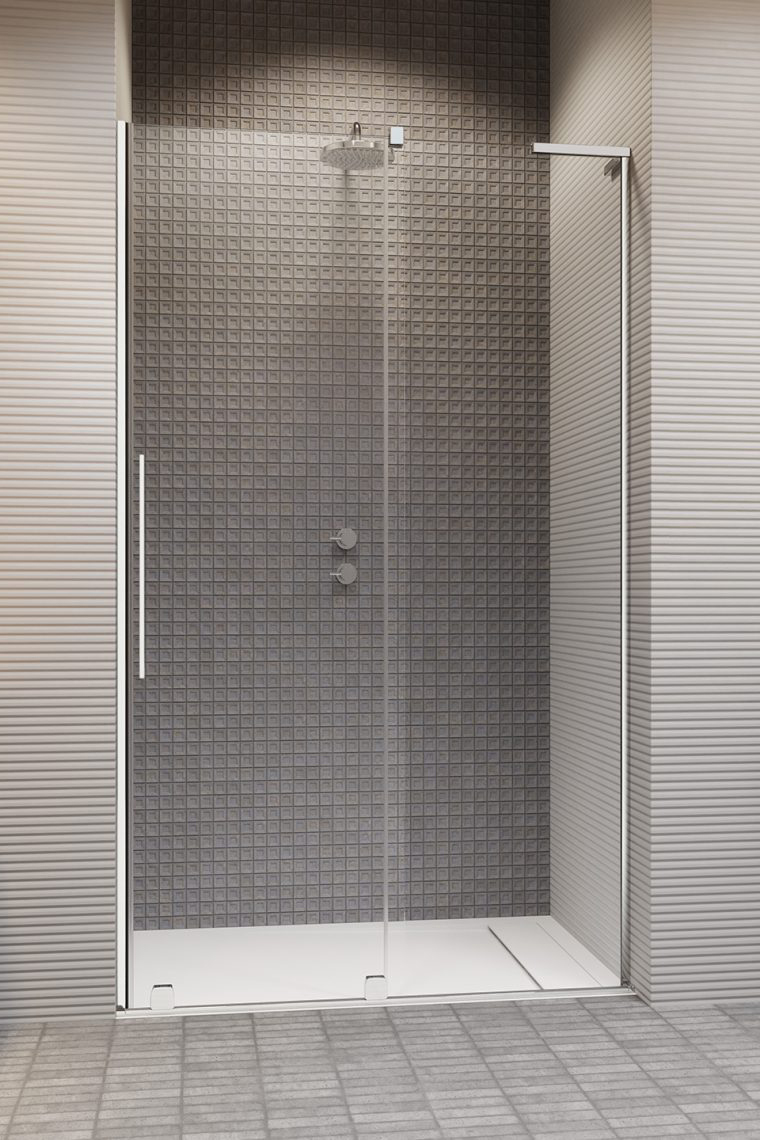 душевая дверь radaway furo sl dwj 120x200 прозрачное стекло / профиль хром (правая)