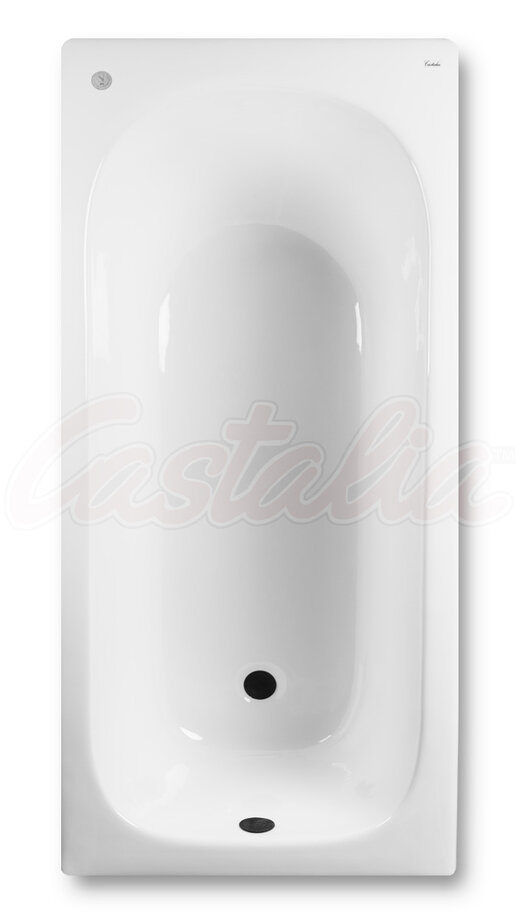 ванна чугунная castalia 160x70 с ножками