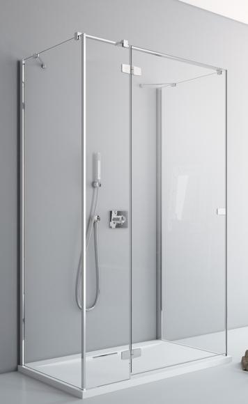 душевой уголок radaway fuenta new kdj+s 120x90 прозрачное/хром
