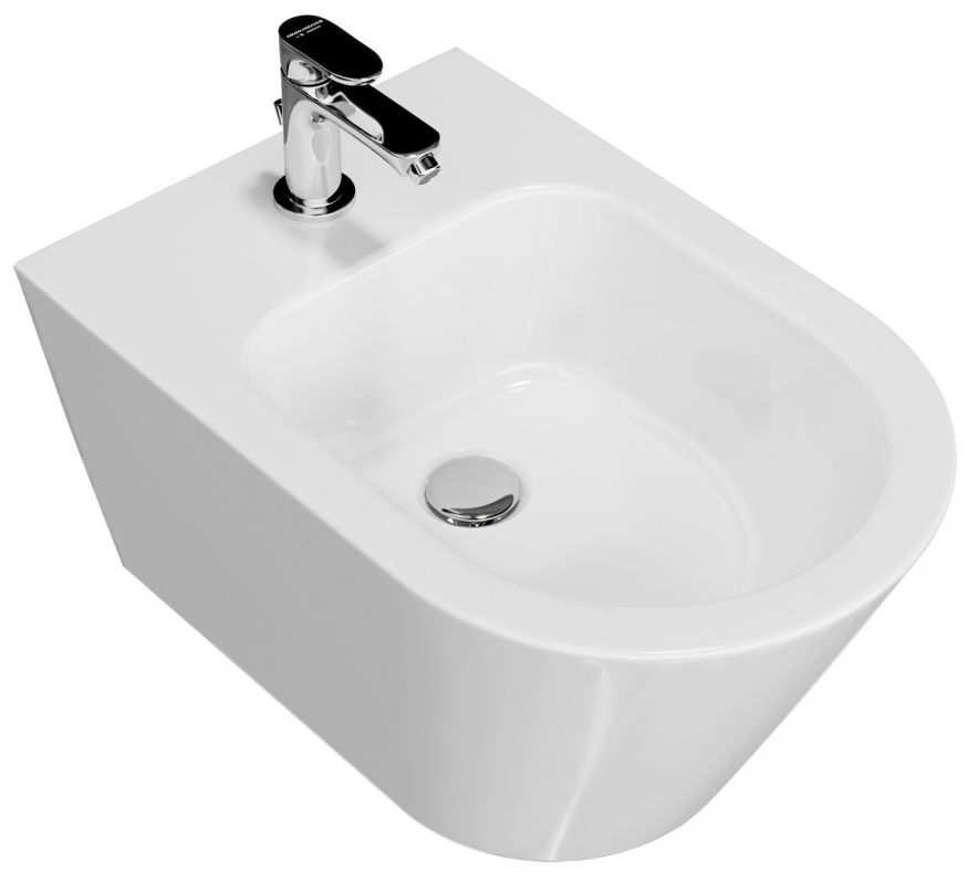 биде подвесноe kerama marazzi plaza modern plm.bidet.02 35x53,2 белое