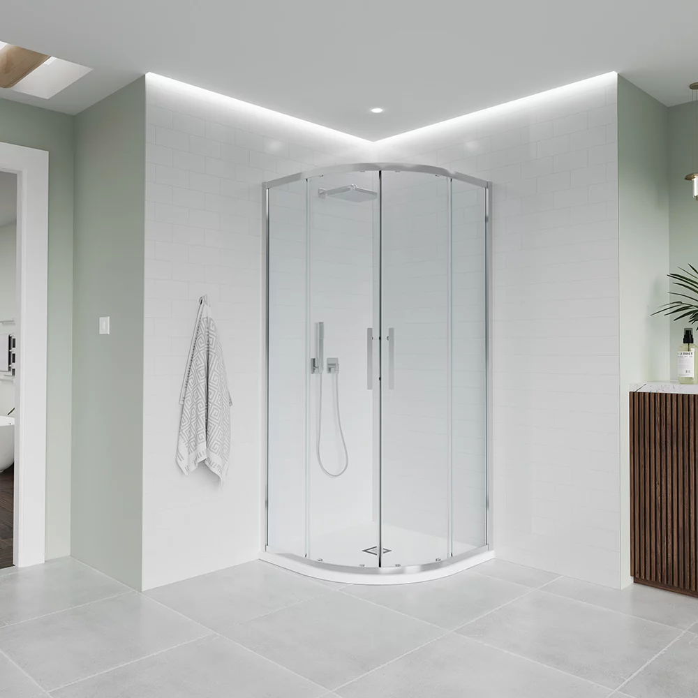 душевой уголок veconi evo 200 ch 80x80 прозрачные стекла / профиль хром