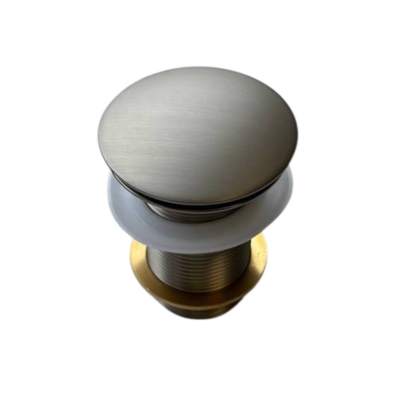 донный клапан roxen pd02bn (nickel brush) без перелива, матовый никель