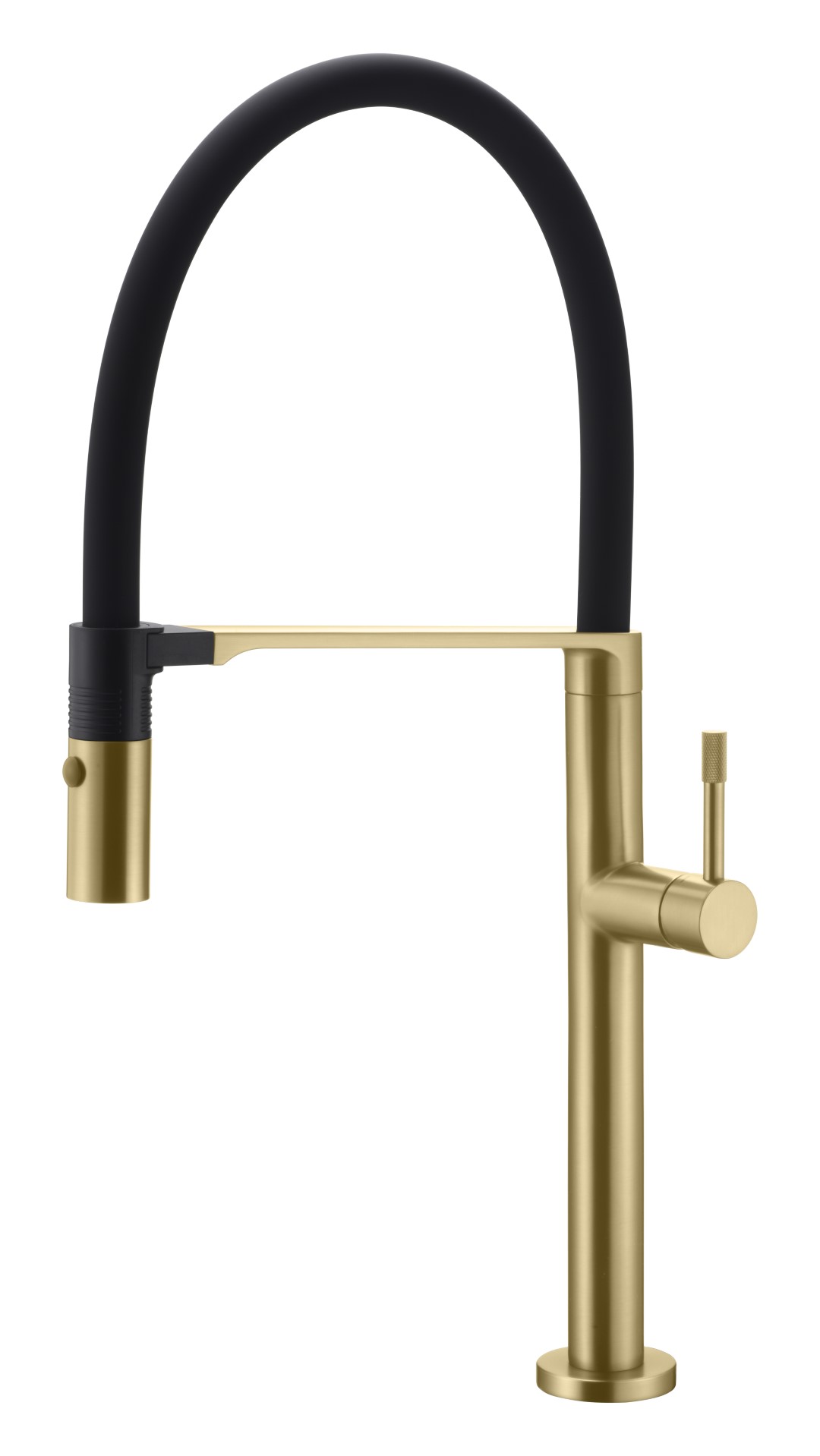 смеситель для кухни boheme uno matt gold 114-mg матовое золото