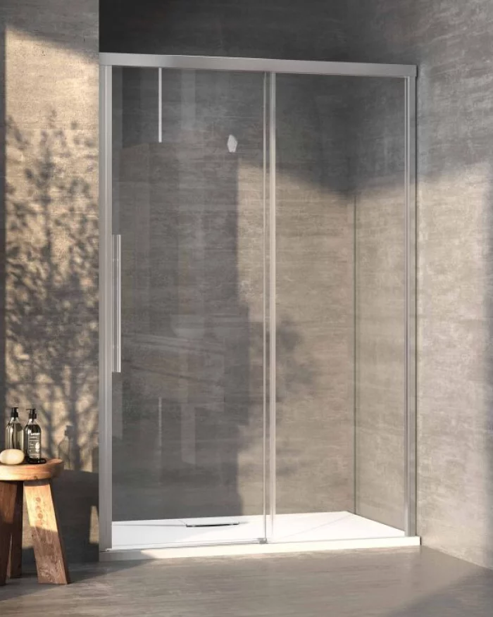 душевая дверь kolpa-san libra n 140x200 прозрачное стекло / профиль хром (правая)