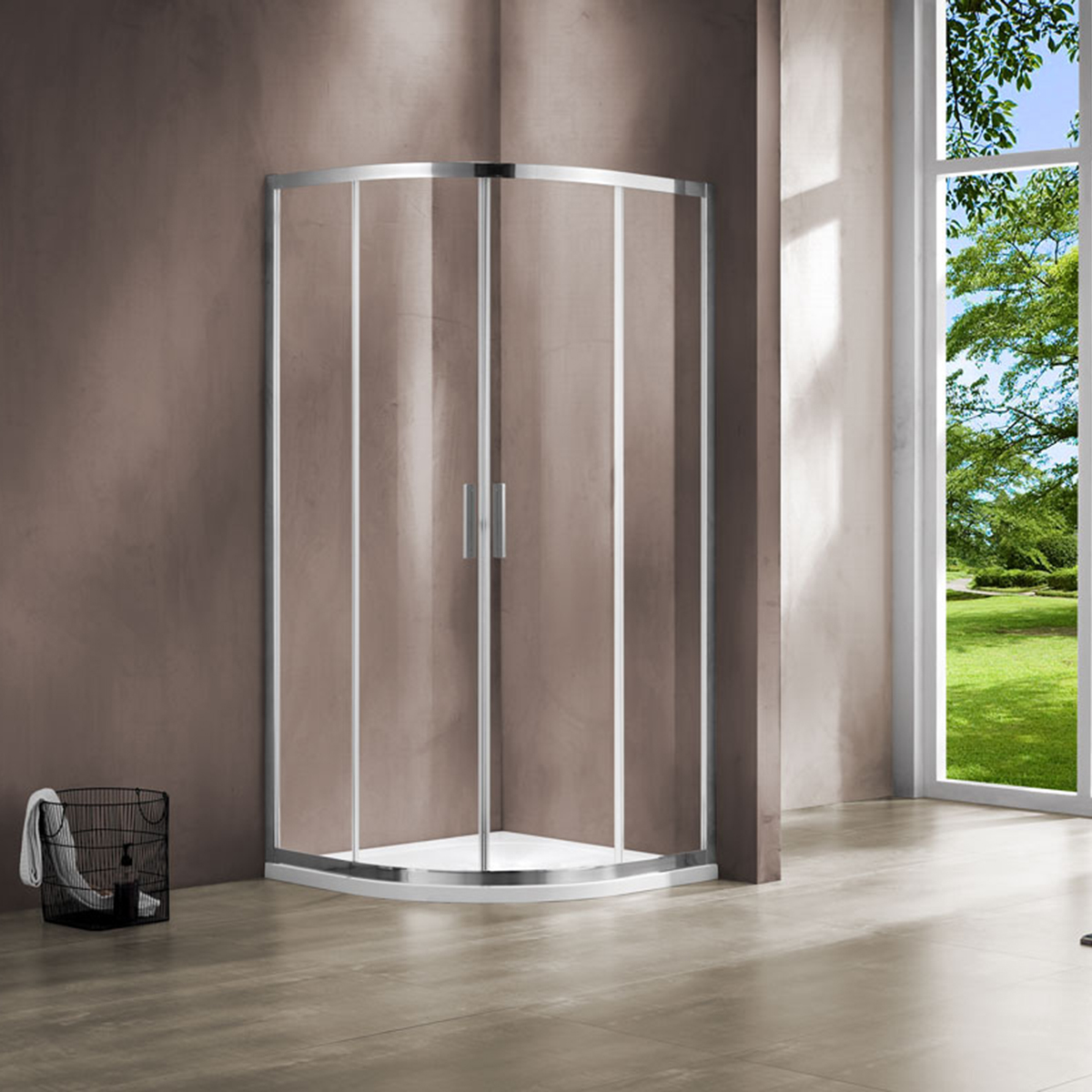 Душевой уголок Gutewetter Practic Square GK-403 83x83 (матовый хром/полистирол lines) фото 11 душевой уголок gutewetter practic square gk-403 83x83 (матовый хром/полистирол lines) фото 11