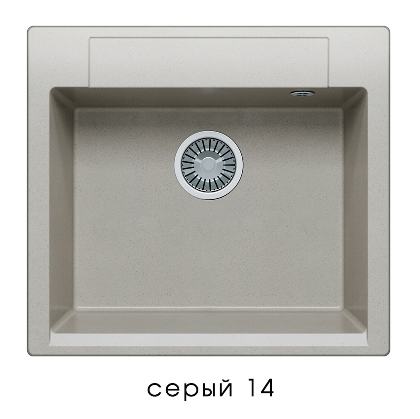 кухонная мойка polygran argo-560 серый