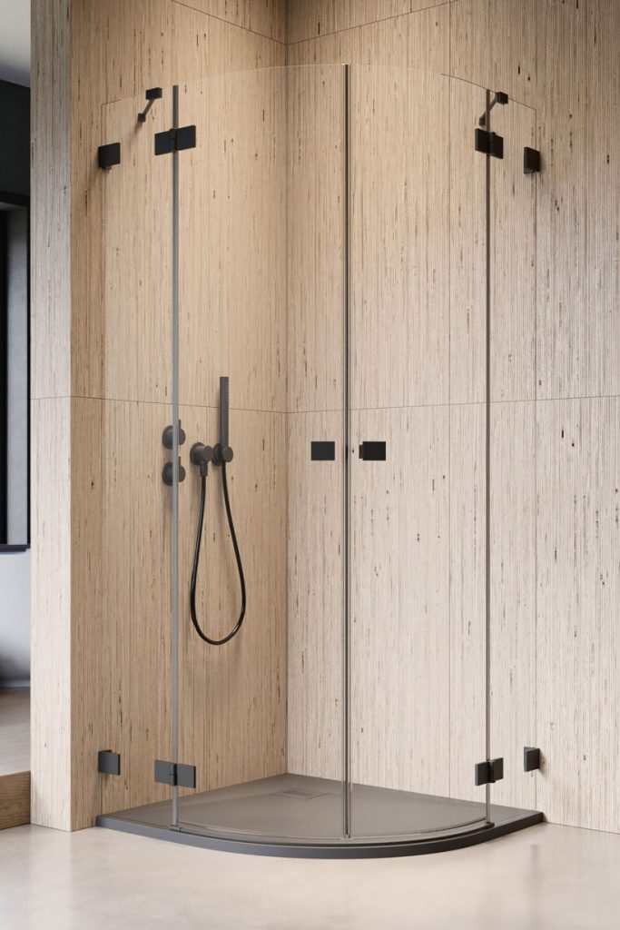 душевой уголок radaway essenza pro black pdd 90x80