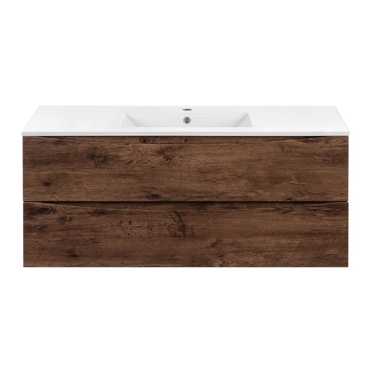 тумба подвесная vincea mia 1200 r.wood vmc-2mc120rw темное дерево