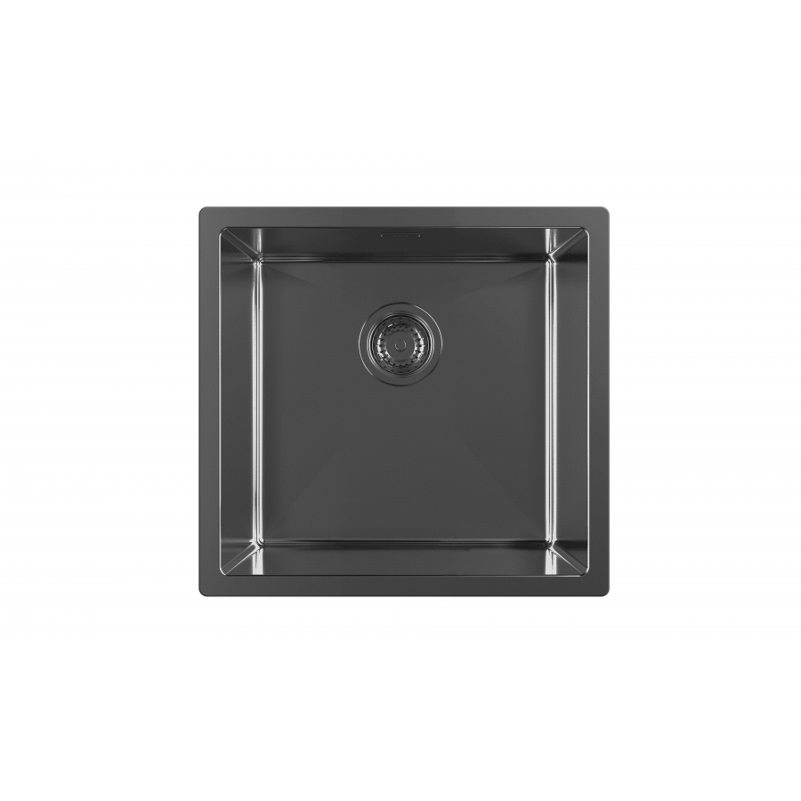 мойка кухонная zorg zrn 4545 premium pvd gunblack оружейная сталь