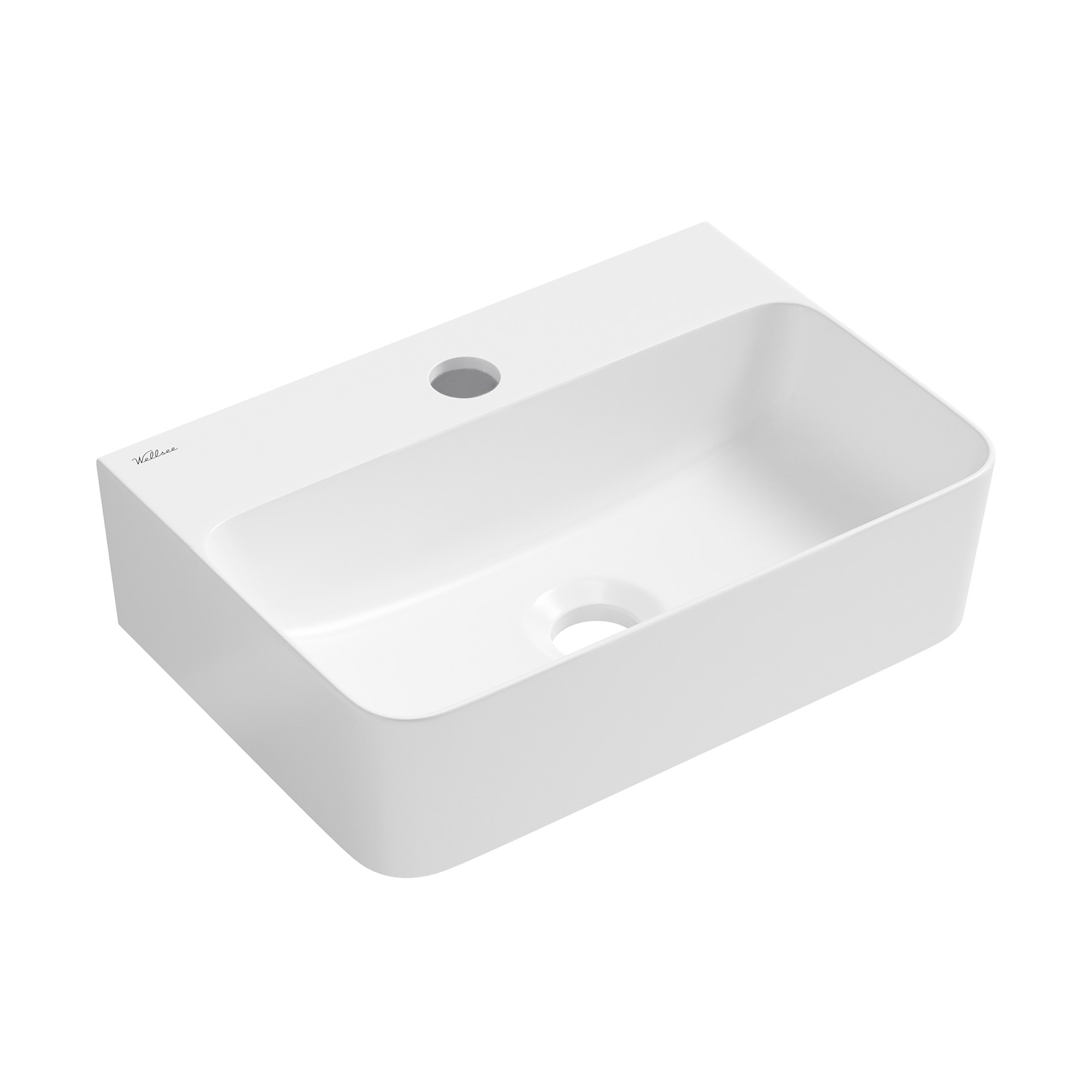 умывальник накладной/подвесной wellsee wc area 321803000 37x25 белый глянец