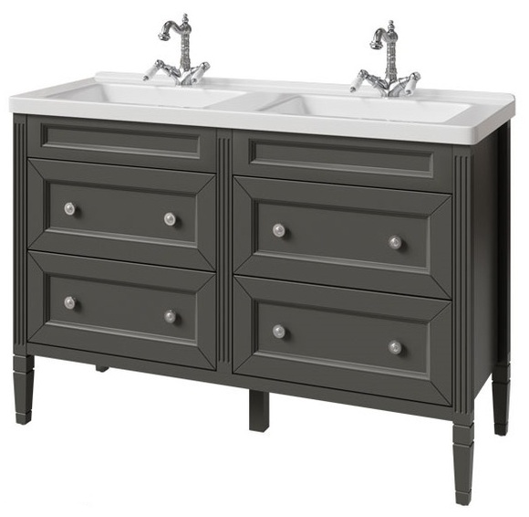 тумба напольная caprigo albion concept 125 34021-sf019 графит