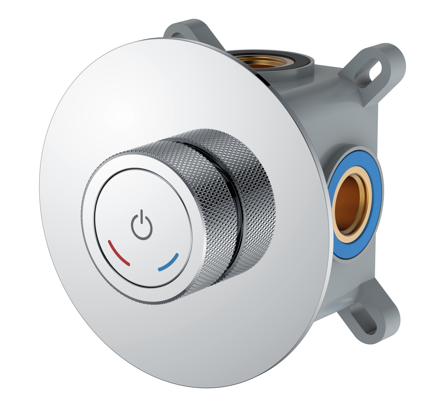смеситель скрытого монтажа для душа boheme tech chrome 154-4-cr хром