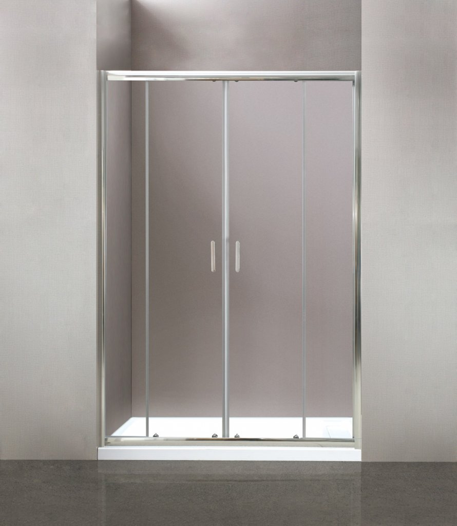душевая дверь belbagno uno-195-bf-2-180-c-cr 180x195 прозрачные стекла