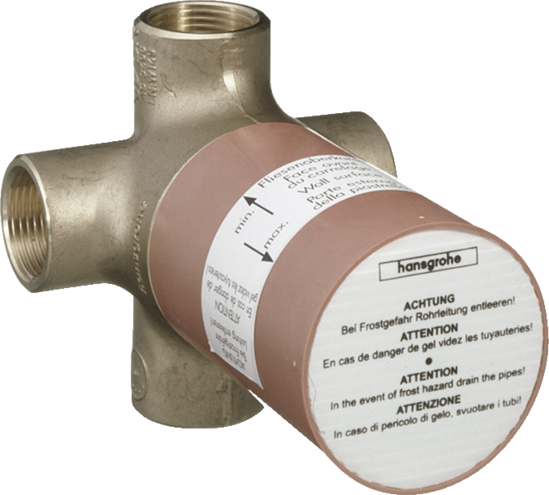 скрытая часть переключающегося вентиля hansgrohe quattro 15930180