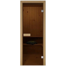 дверь для сауны doorwood 70x190 (бронза)