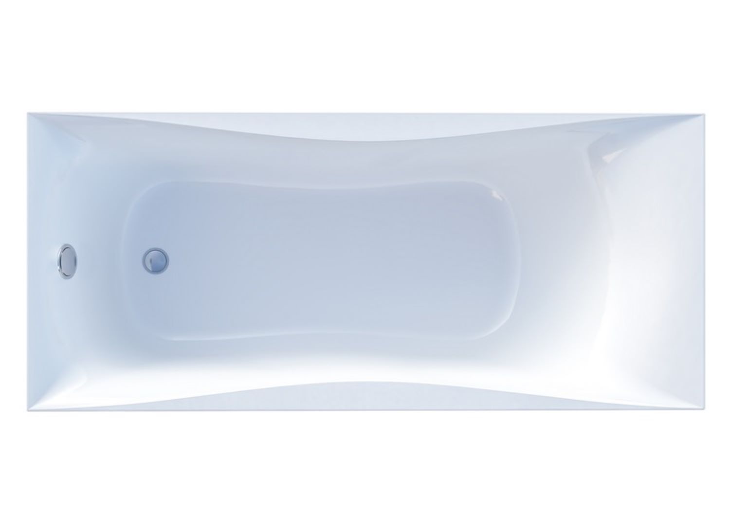 ванна из искусственного камня astra-form вега 170x75 белый матовый, solid surface