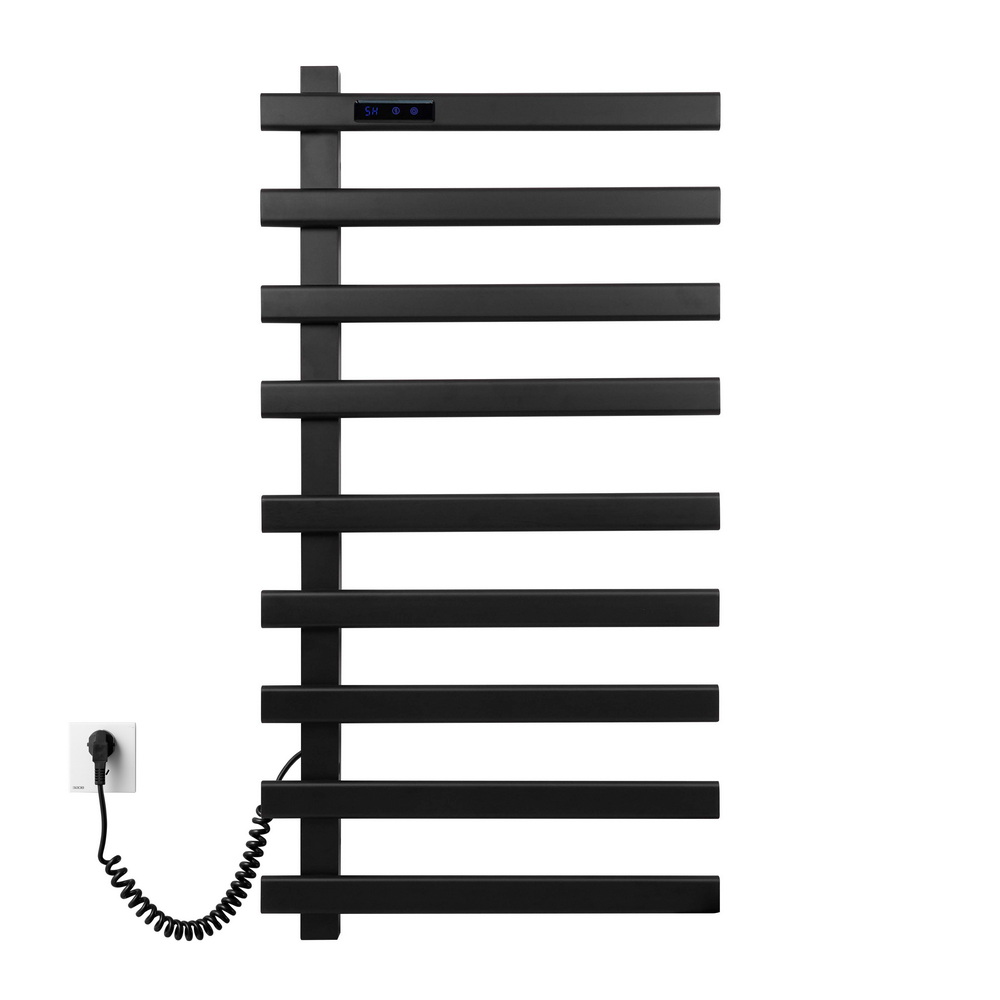 полотенцесушитель электрический black&white moon n-355 bi 480x920 черный матовый
