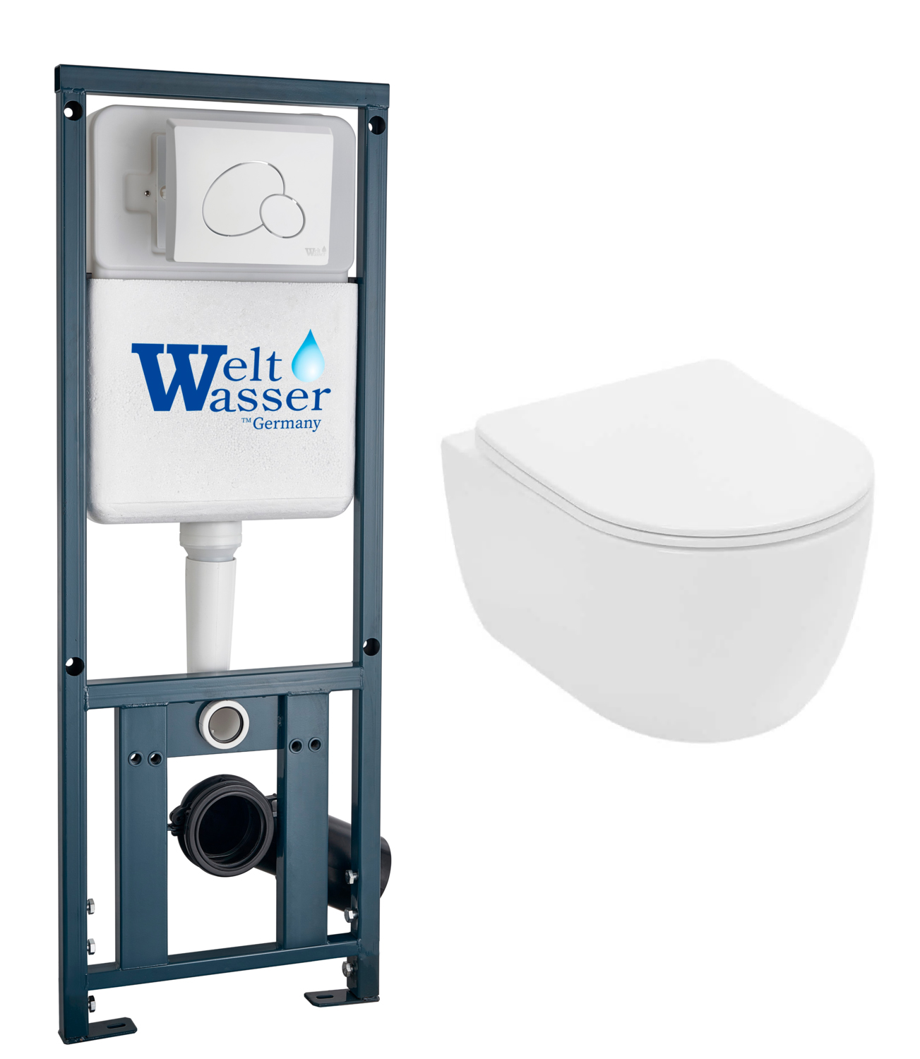 комплект инсталляции welt-wasser marberg 410 rd wt с унитазом lekvo s-801