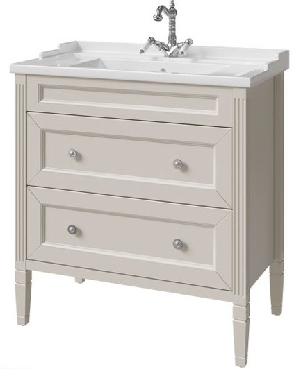 тумба напольная caprigo albion concept 80 34015-sf023 бежевый матовый