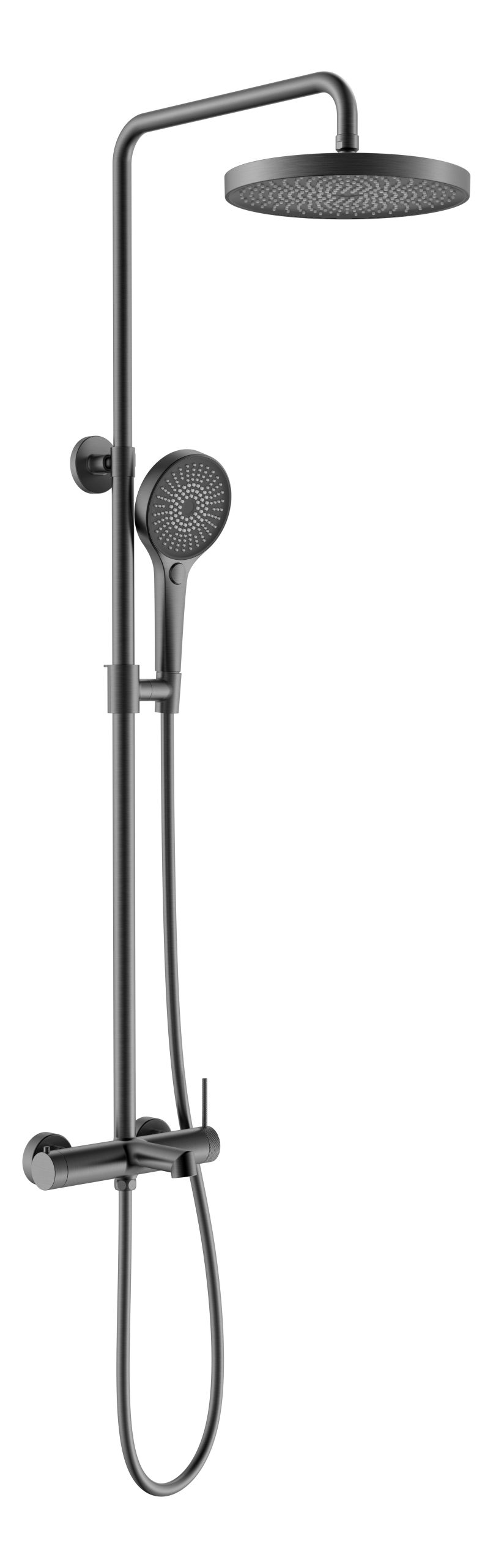 душевая стойка vincea rim vsfs-2rm1gm оружейная сталь