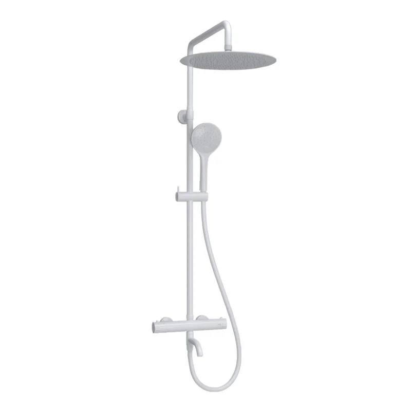 душевая стойка wasserkraft a188.161.155.wm thermo белый матовый