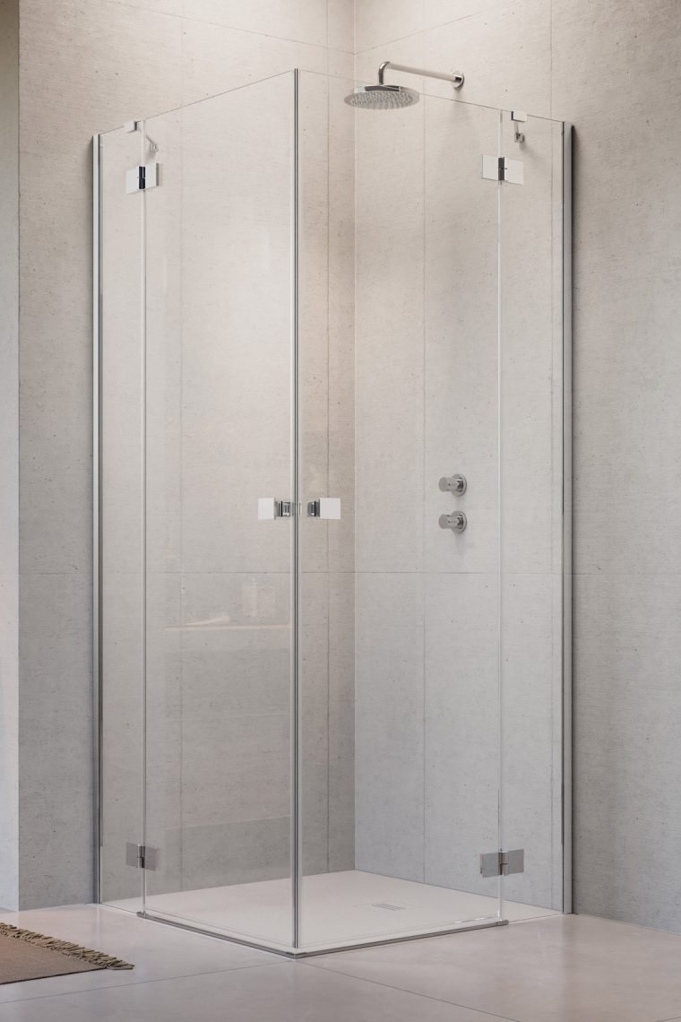 душевой уголок radaway essenza kdd 90x80 прозрачное/хром