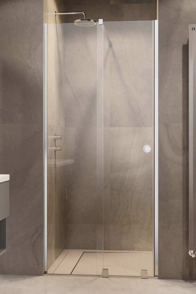 душевая дверь radaway furo dwj rh 90l 90x200 стекло прозрачное (левая)
