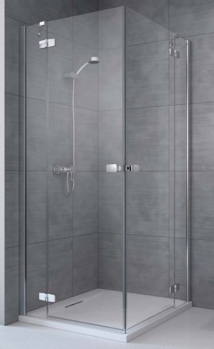 душевой уголок radaway fuenta new kdd 80x100 прозрачное/хром