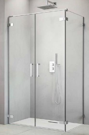 душевой уголок radaway arta dwd+s 100x75 прозрачное/хром