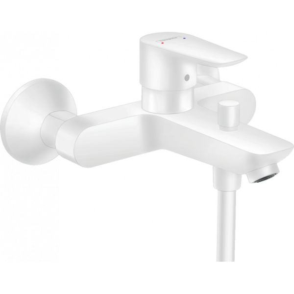 смеситель для ванны hansgrohe talis e 71740700 белый матовый