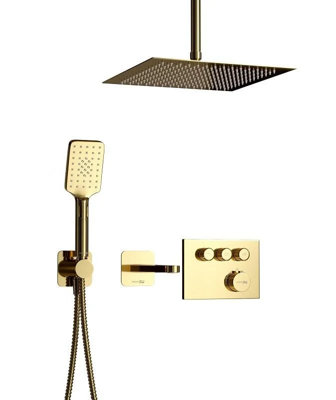душевая система скрытого монтажа wasserkraft sauer a7158.234.261.280.197.346.279 pvd золото