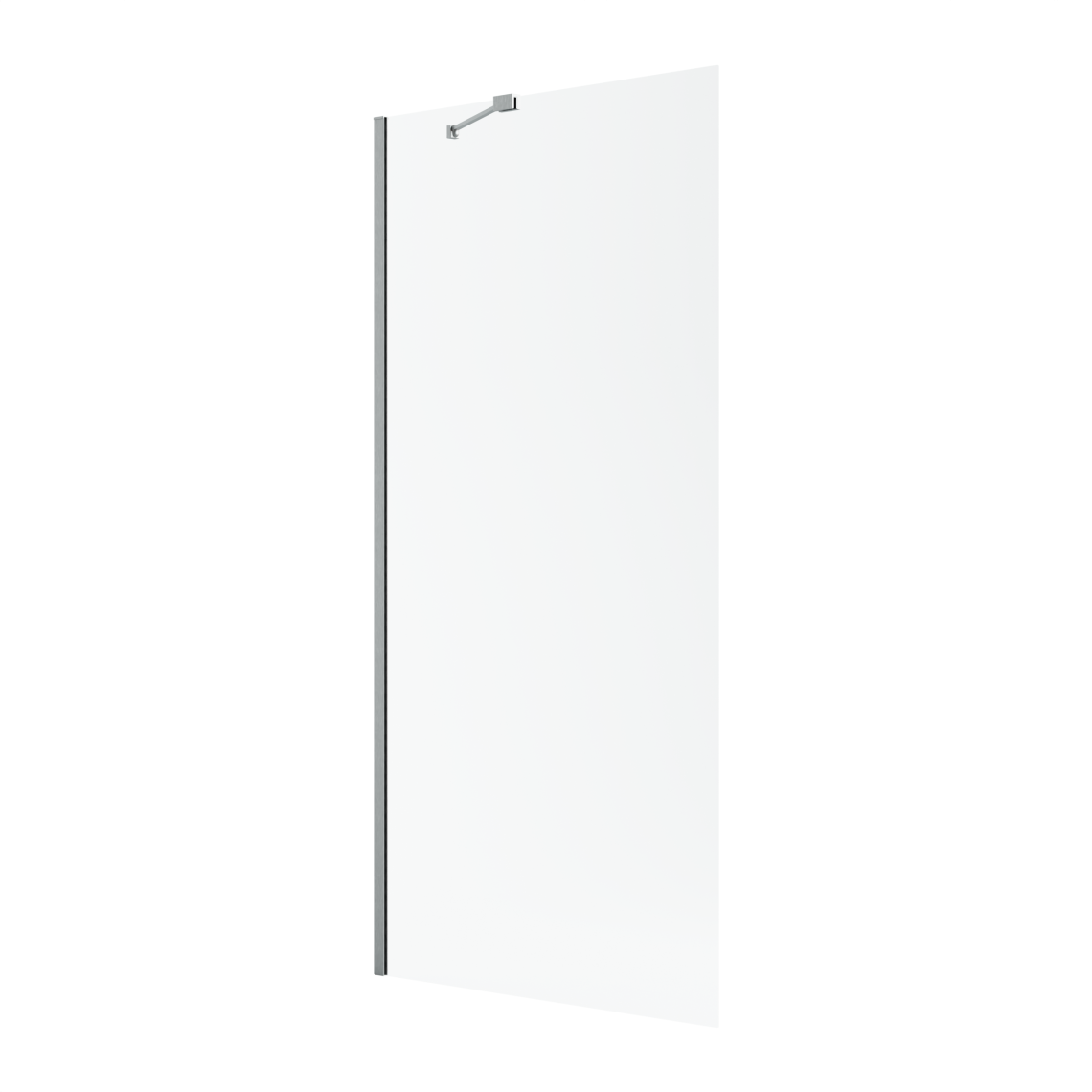 душевая шторка radaway idea brushed nickel pnj ii 90x150 стекла прозрачные, профиль брашированный никель