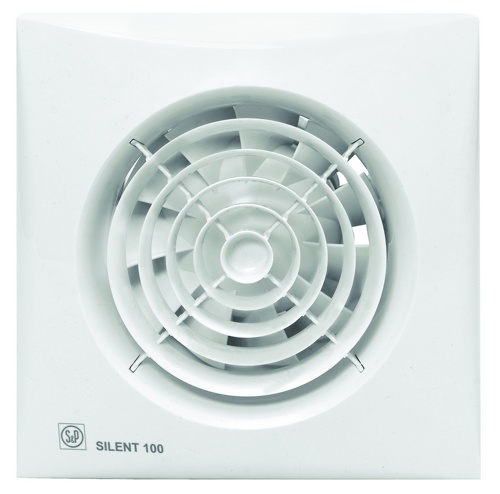 бытовой вентилятор soler&palau silent-100 cdz (датчик движения+таймер выключения)