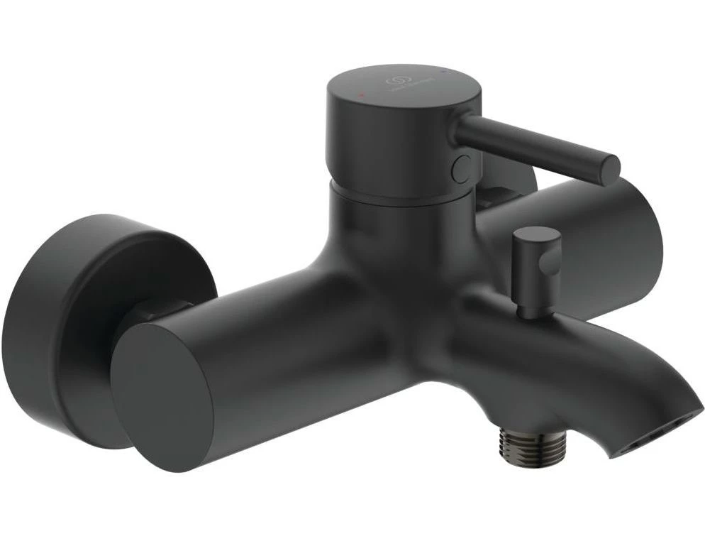 смеситель для ванны ideal standard ceraline black bc199xg черный матовый