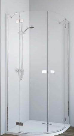 душевой уголок radaway fuenta new pdd 90x100 прозрачное/хром