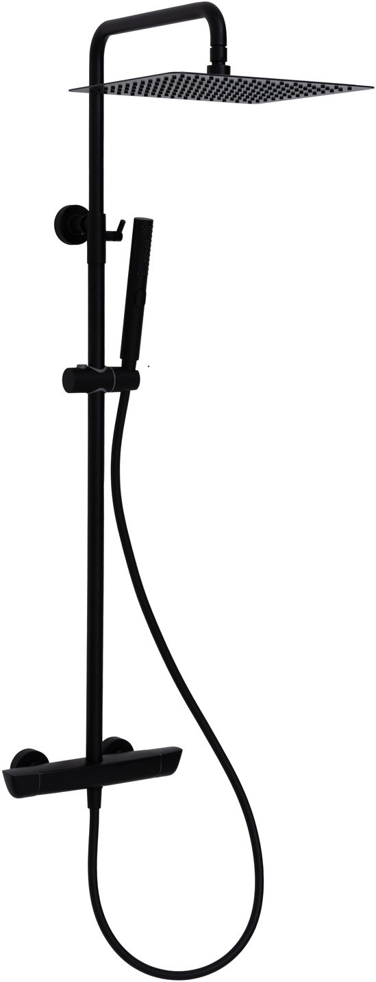 душевая система allen brau infinity 4,0 5.21032-31 черный матовый